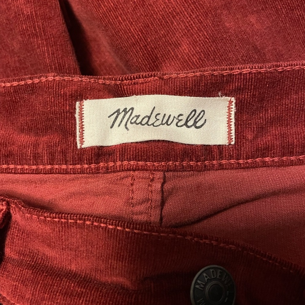 Madewell High Rise Skinny Corduroy. Size 30. - Picture 2 of 5